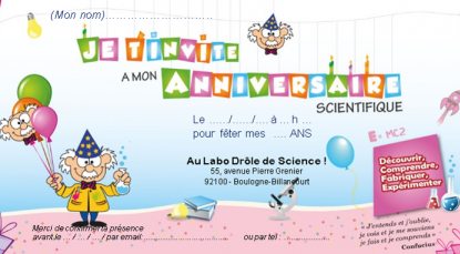 Des Anniversaires Drôle De Science